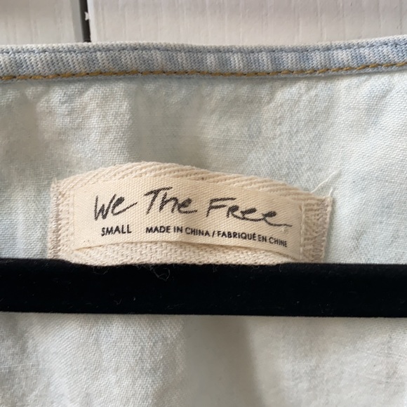 FREE PEOPLE Corset top smocked SMALL - Picture 2 of 4